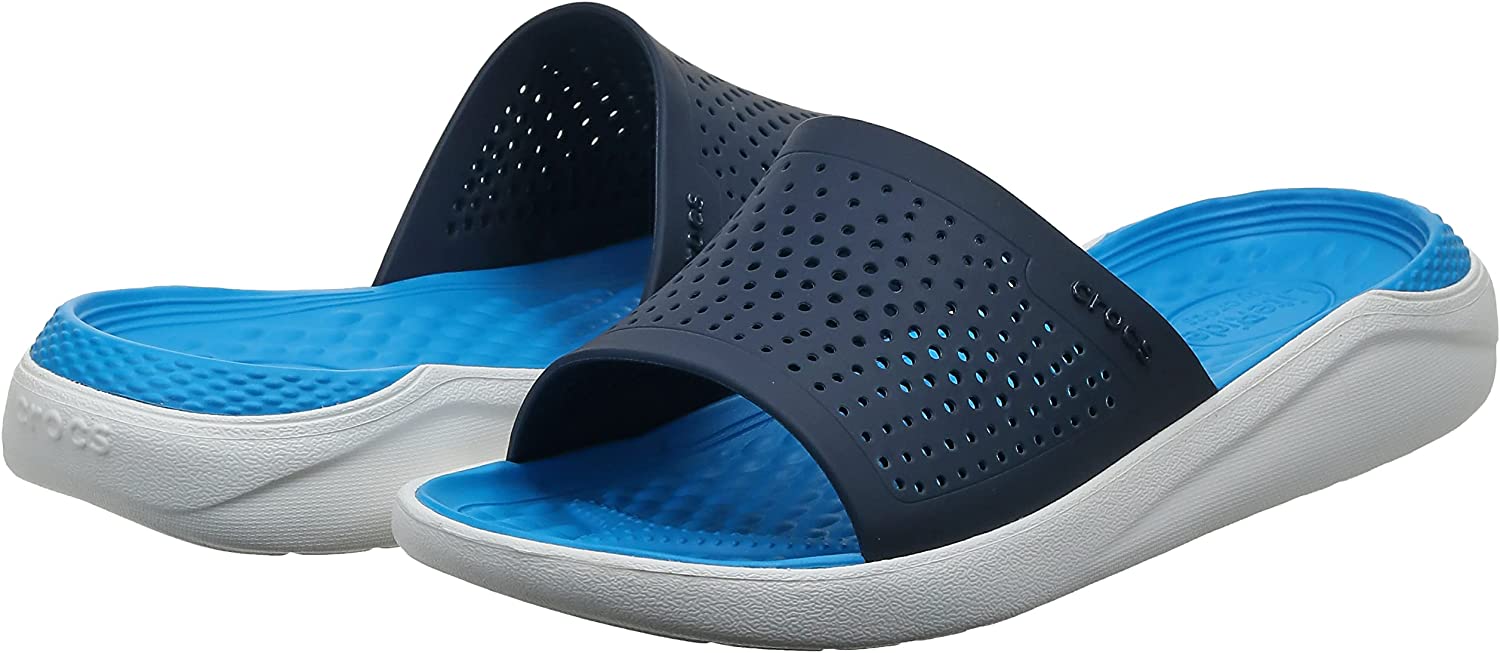 SAYYAS Men's and Women's LiteRide Slide Sandals Blue